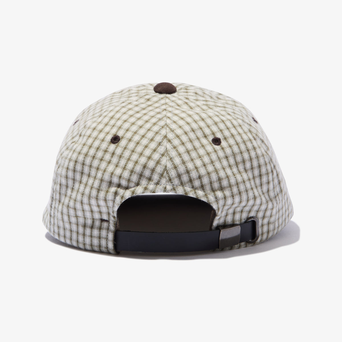 Script Low Ball Cap (Plaid)