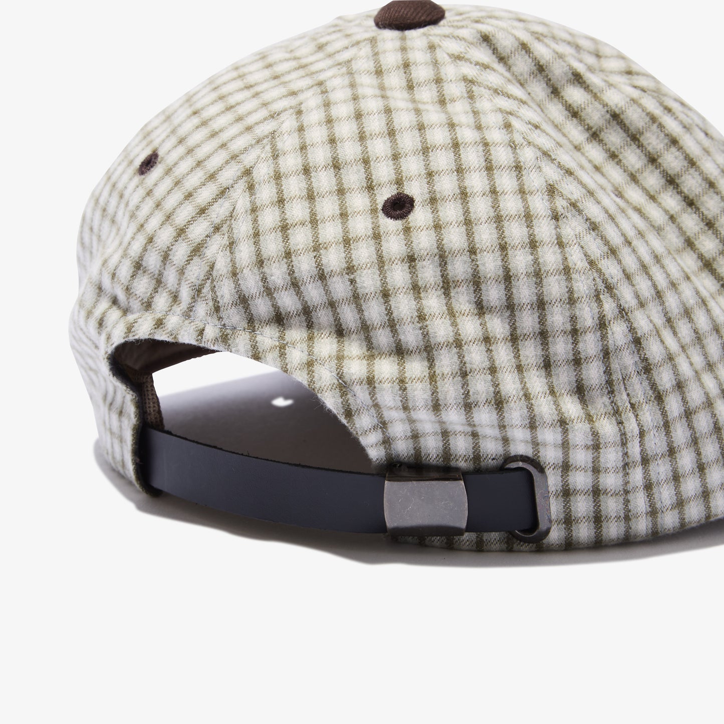 Script Low Ball Cap (Plaid)