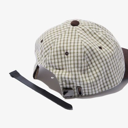 Script Low Ball Cap (Plaid)