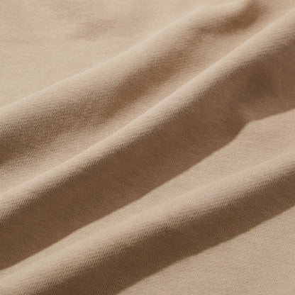 Double Pocket Full Zip Hooded Sweatshirt (Taupe)
