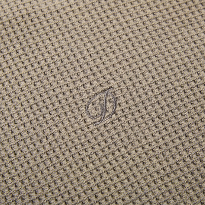 Waffle L/S Polo (Stone)