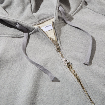 Hayes Full Zip Hooded Sweatshirt (Ash)