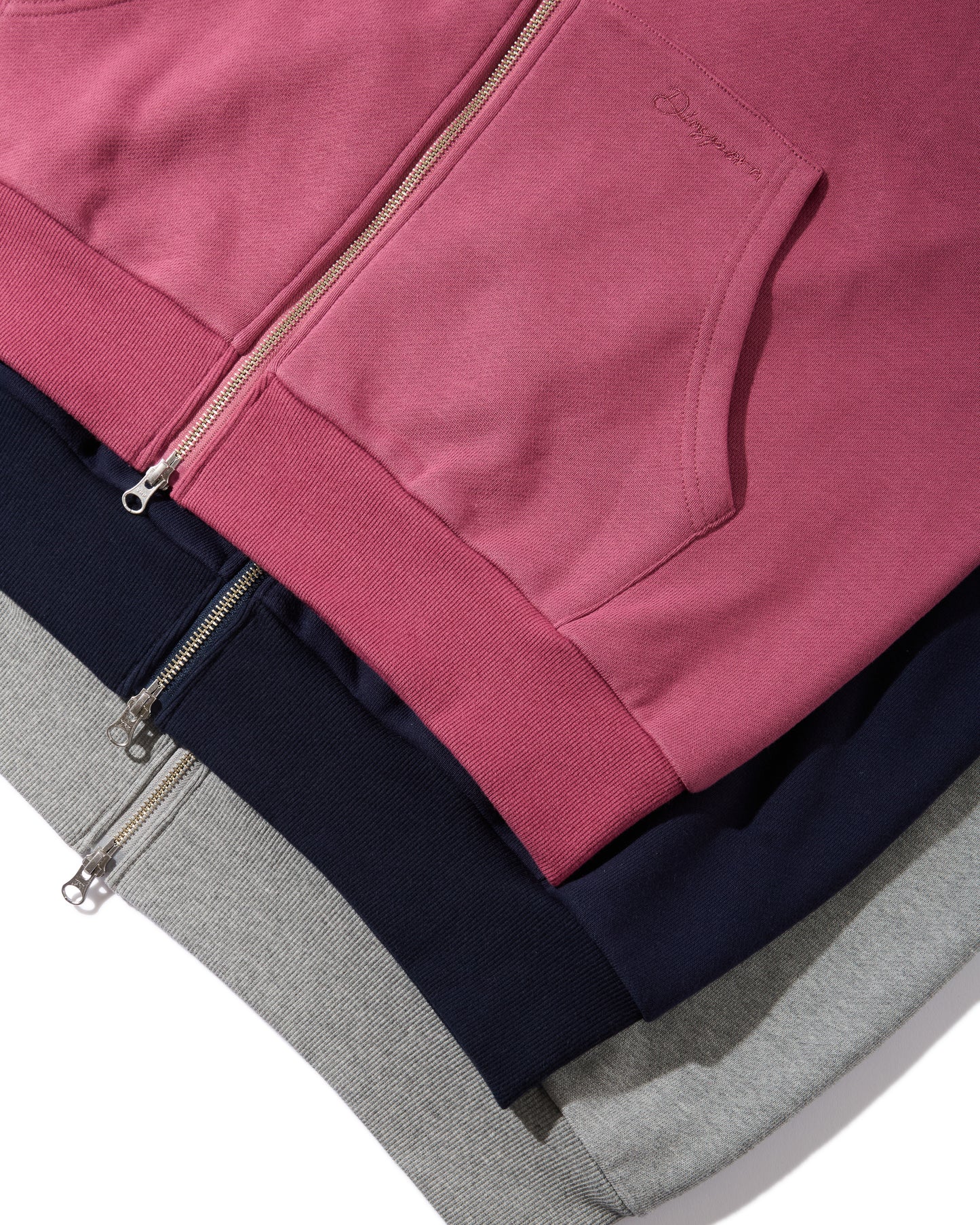 Hayes Full Zip Hooded Sweatshirt (Ash)