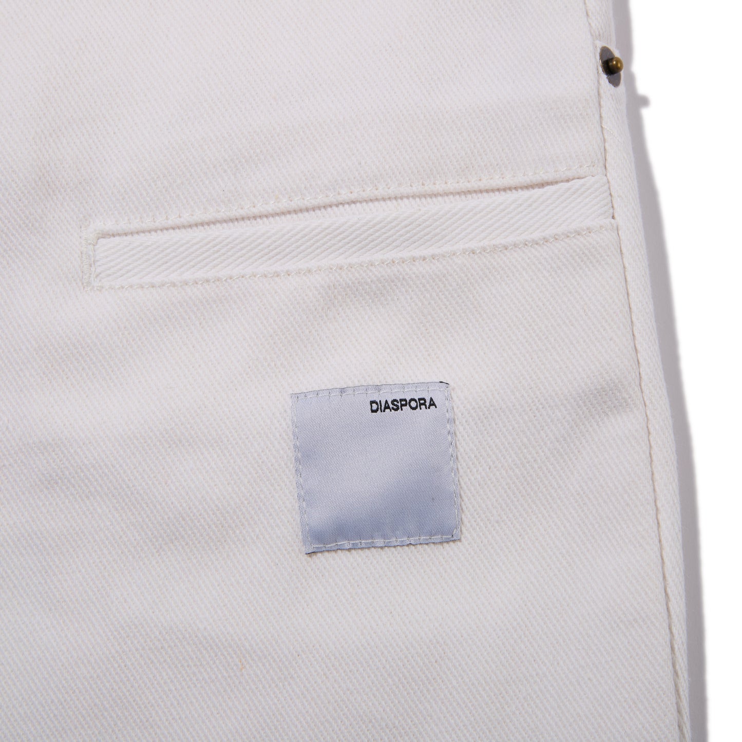 Double Knee Comfortable Trousers (Off White)