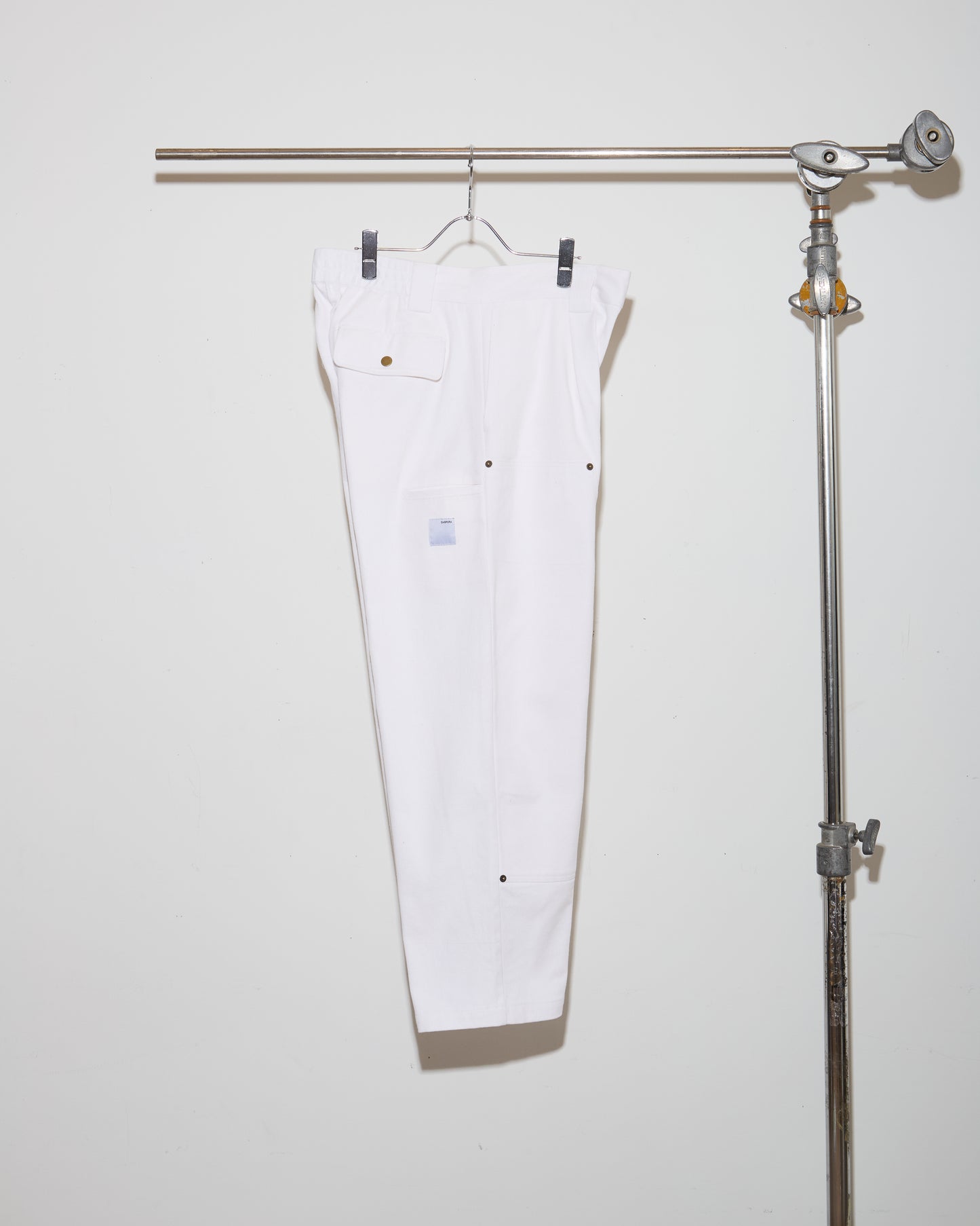 Double Knee Comfortable Trousers (Off White)