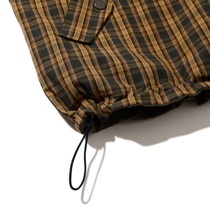 Utility Harrington Jacket (Olive & Plaid)