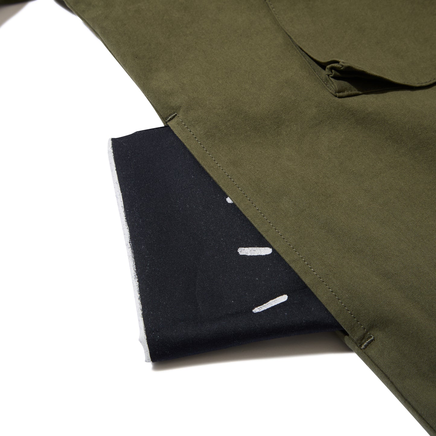 Utility Harrington Jacket (Olive & Plaid)