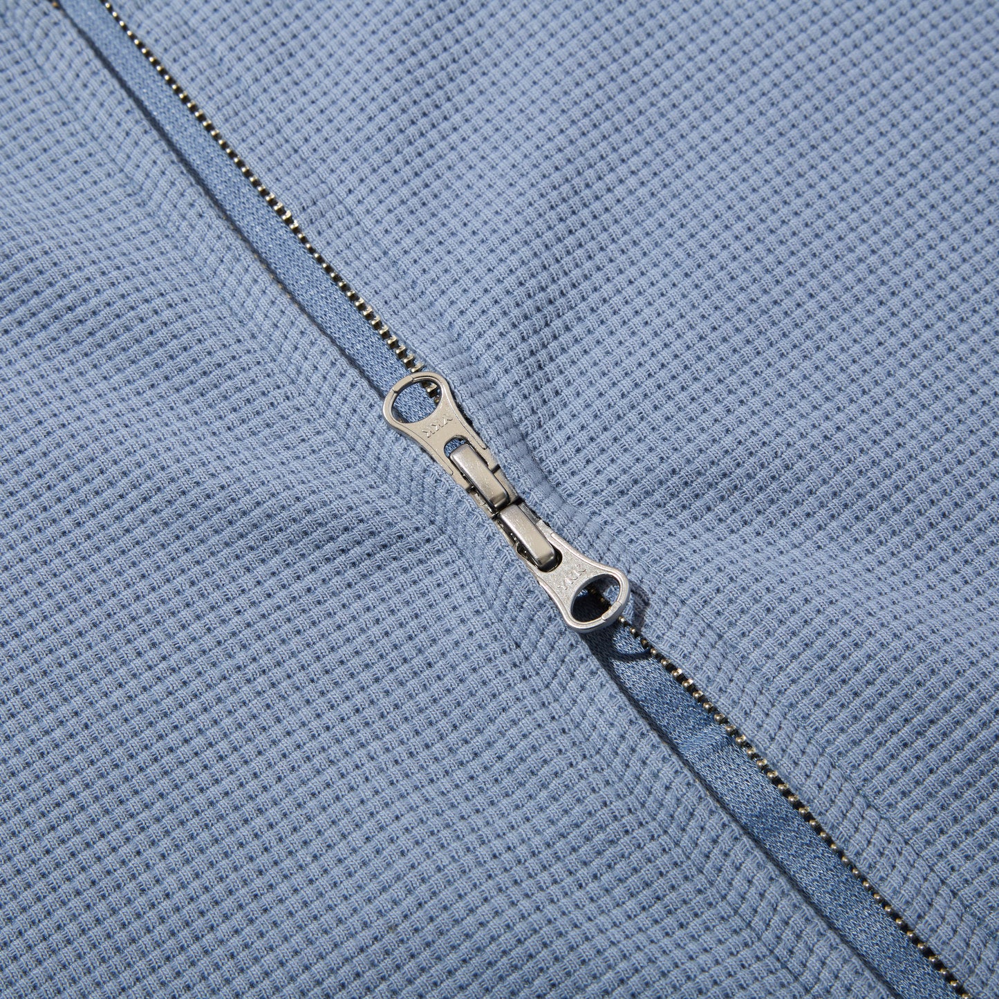 Full Zip Hooded Dry Waffle (Blue)