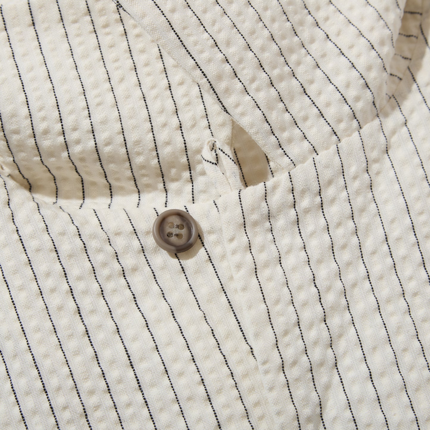Seersucker Montara Shirt (White)