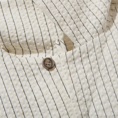Seersucker Montara Shirt (White)