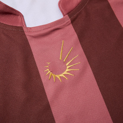 Striped Training Top (Raisin)