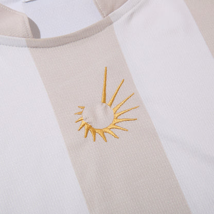 Striped Training Top (Cream)