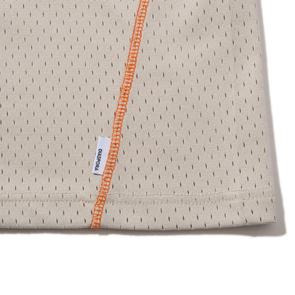 Stitched Mesh L/S Top (Sand)