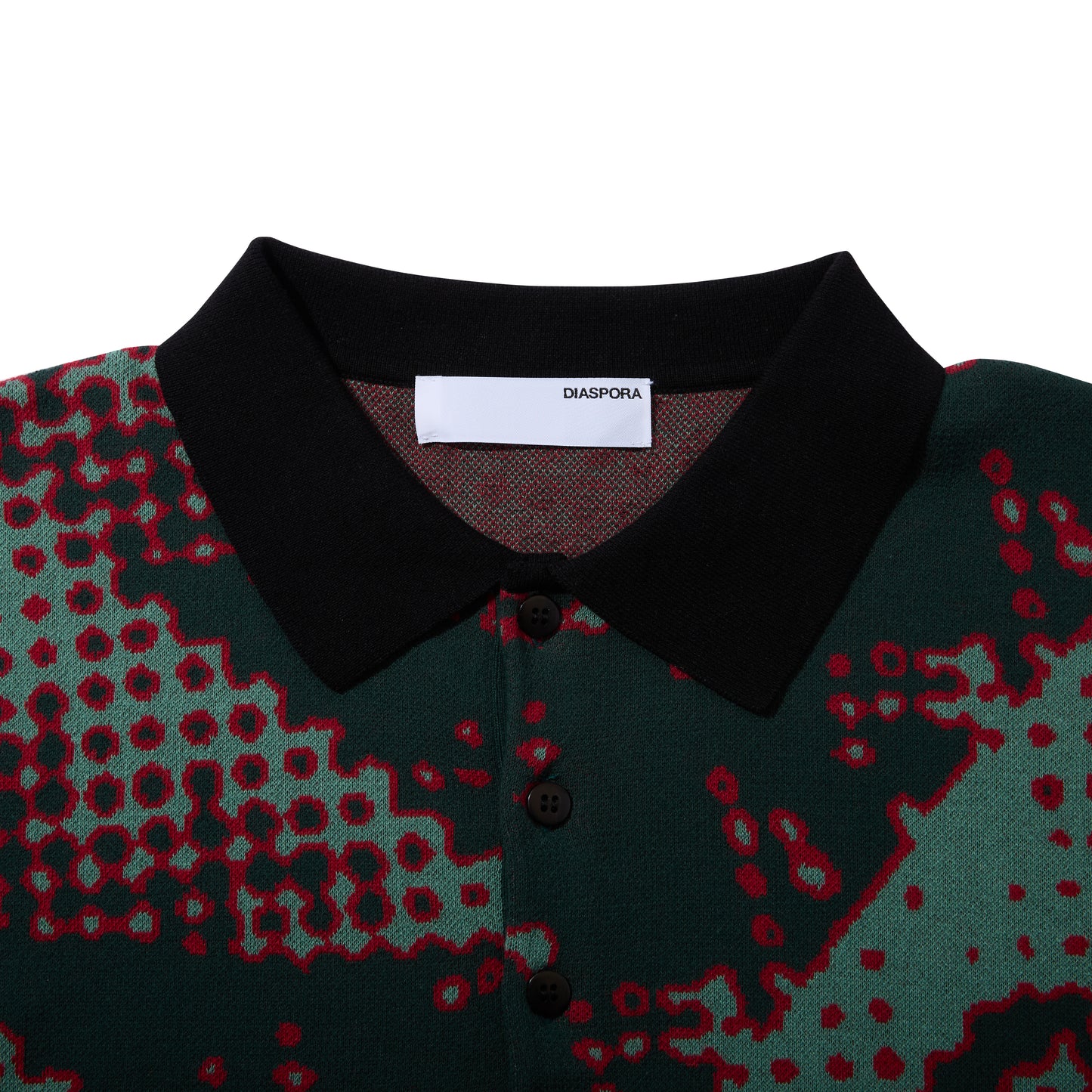 Brushed Terrain Knit Polo (Green)