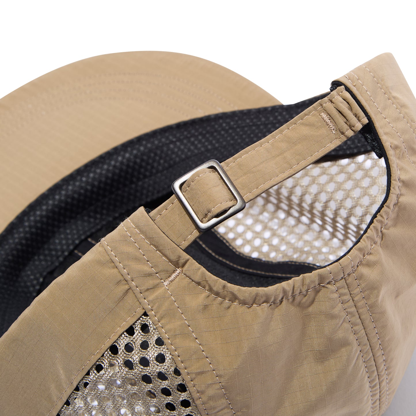 Side Mesh Long Bill Cap (Sand)
