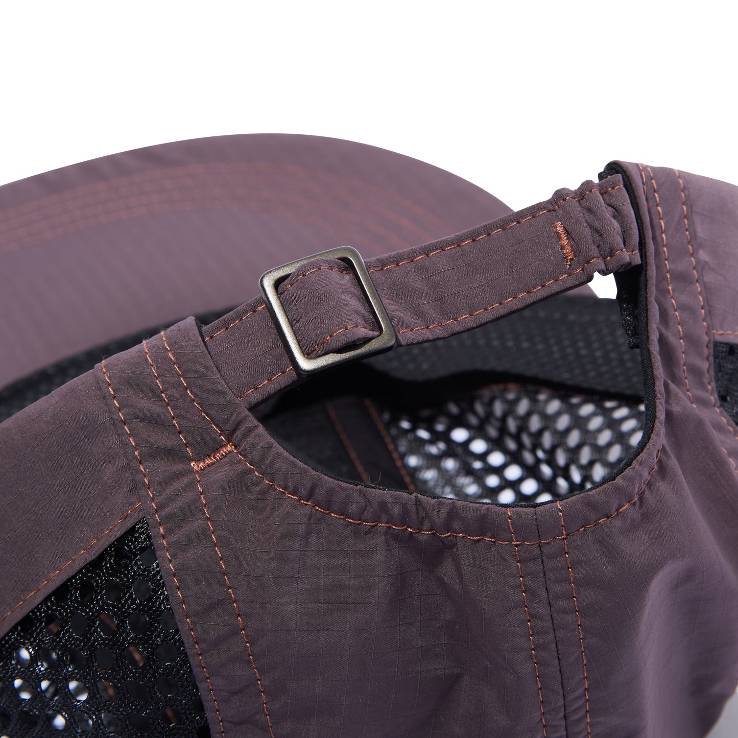 Side Mesh Long Bill Cap (Wine)