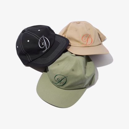Script Low Ball Cap (Black)
