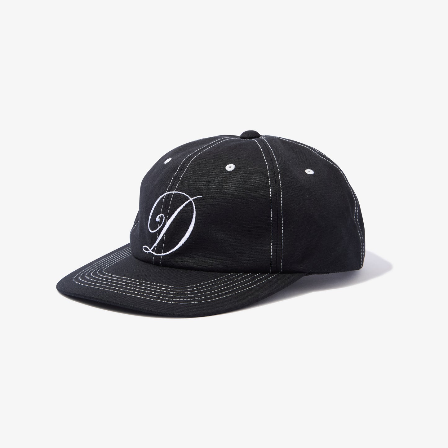 Script Low Ball Cap (Black)