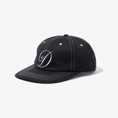 Script Low Ball Cap (Black)