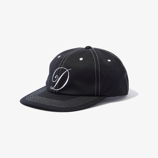 Script Low Ball Cap (Black)