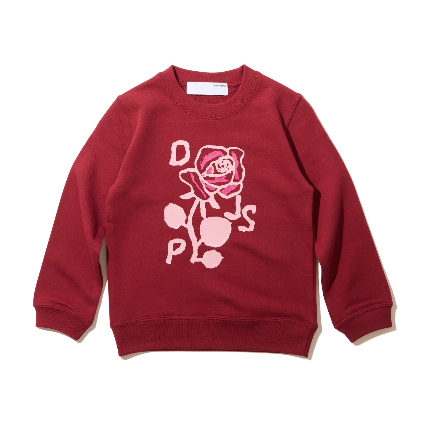 Diaspora skateoards | Jazzy Sport Sweetest Kids Crewneck Sweatshirt (Burgundy)