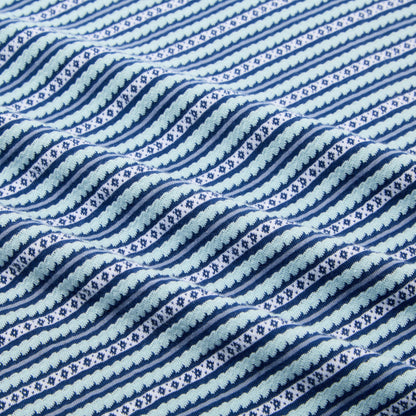 Diamánte Stripe Top (Blue)