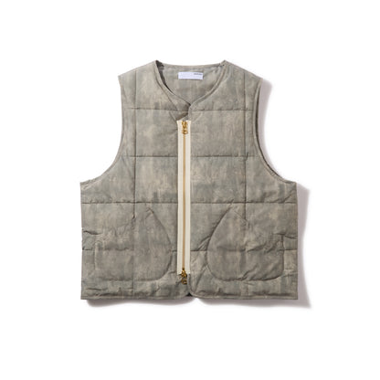 Foggy Padded Vest (Greyish Khaki)
