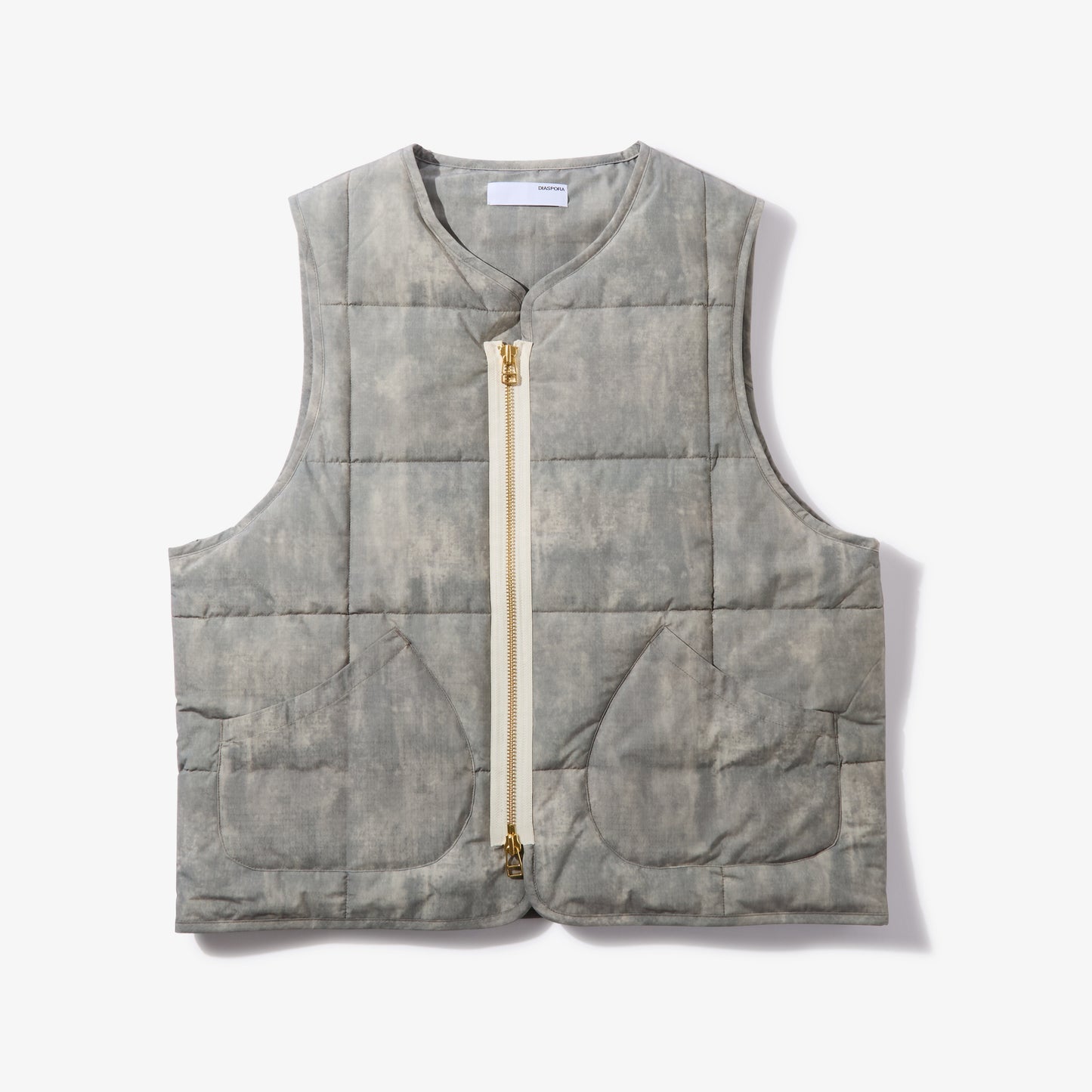 Foggy Padded Vest (Greyish Khaki)