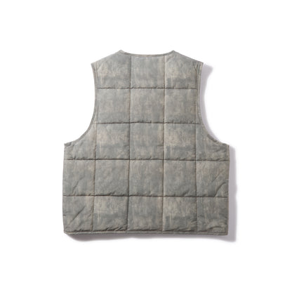 Foggy Padded Vest (Greyish Khaki)