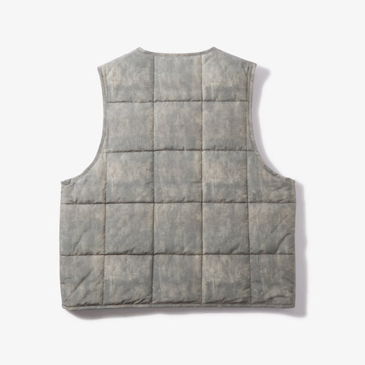 Foggy Padded Vest (Greyish Khaki)
