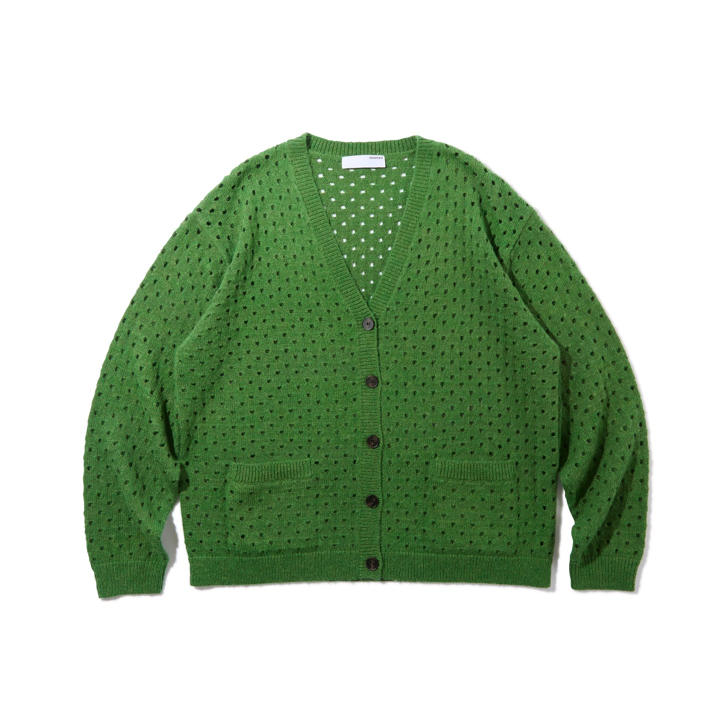 Cotton Mohair Cardigan (Green)