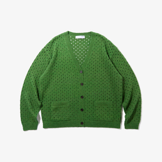 Cotton Mohair Cardigan (Green)
