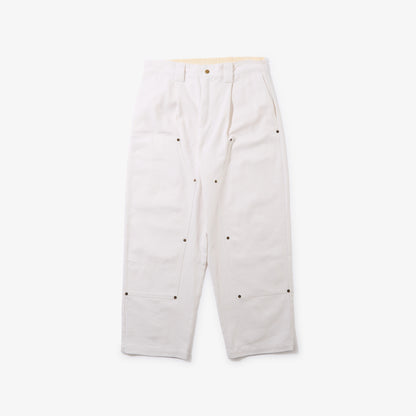 Double Knee Comfortable Trousers (Off White)