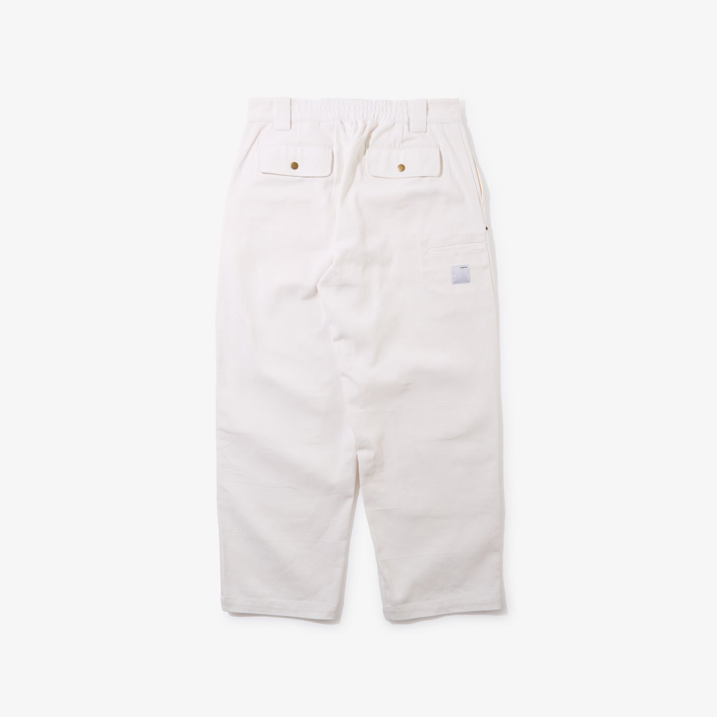 Double Knee Comfortable Trousers (Off White)