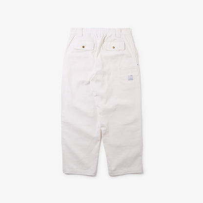 Double Knee Comfortable Trousers (Off White)