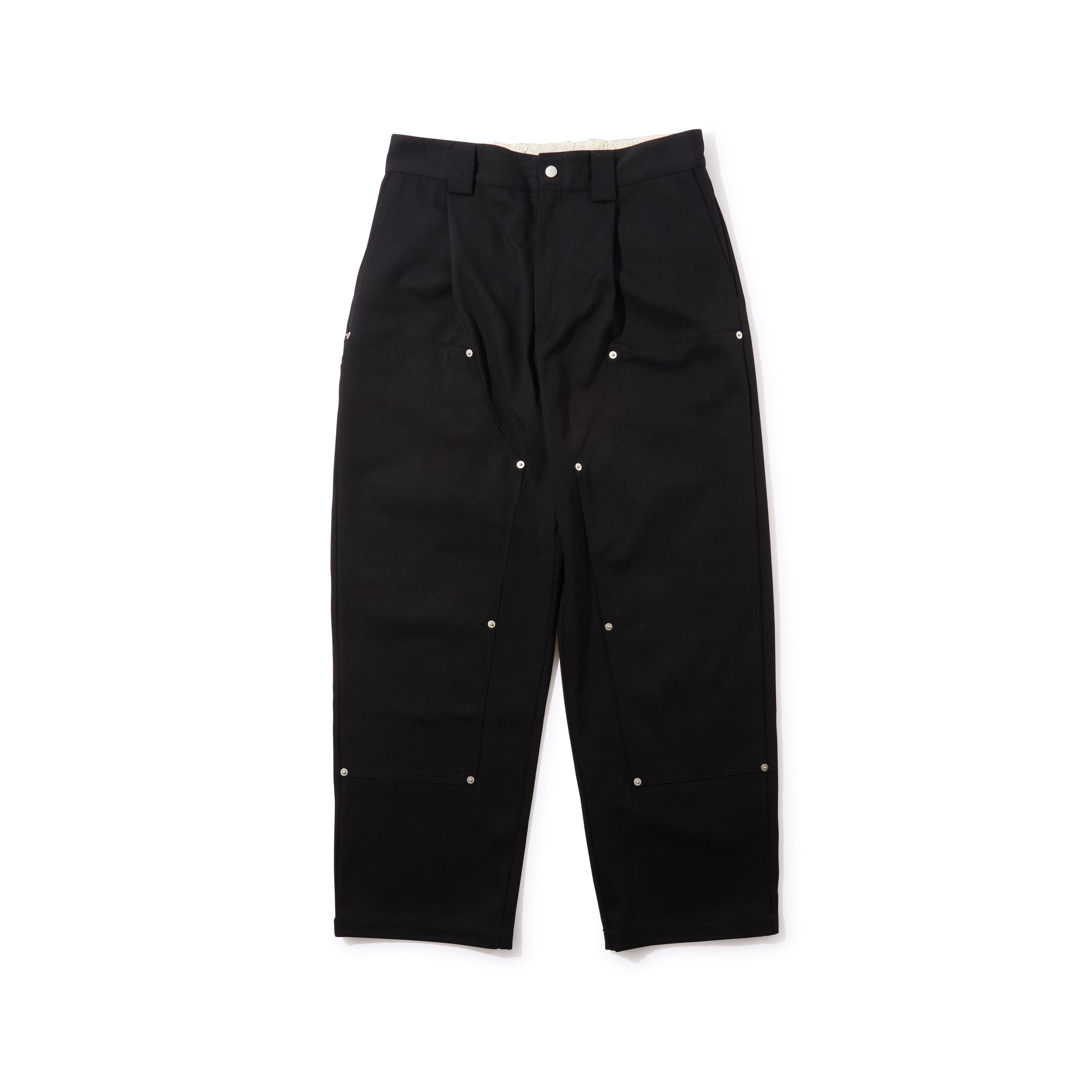 Diaspora【Double KneeComfortableTrousers】 Double Knee Comfortable Trousers (Black) – Diaspora skateboards
