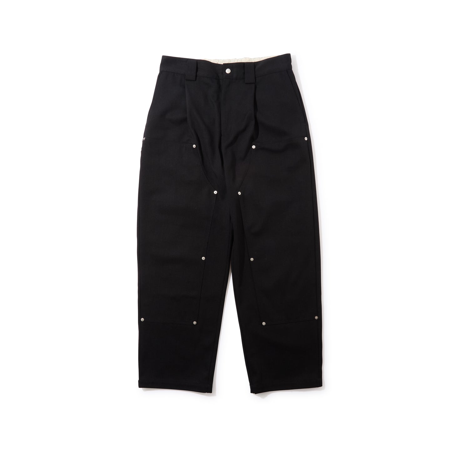 Double Knee Comfortable Trousers (Black)