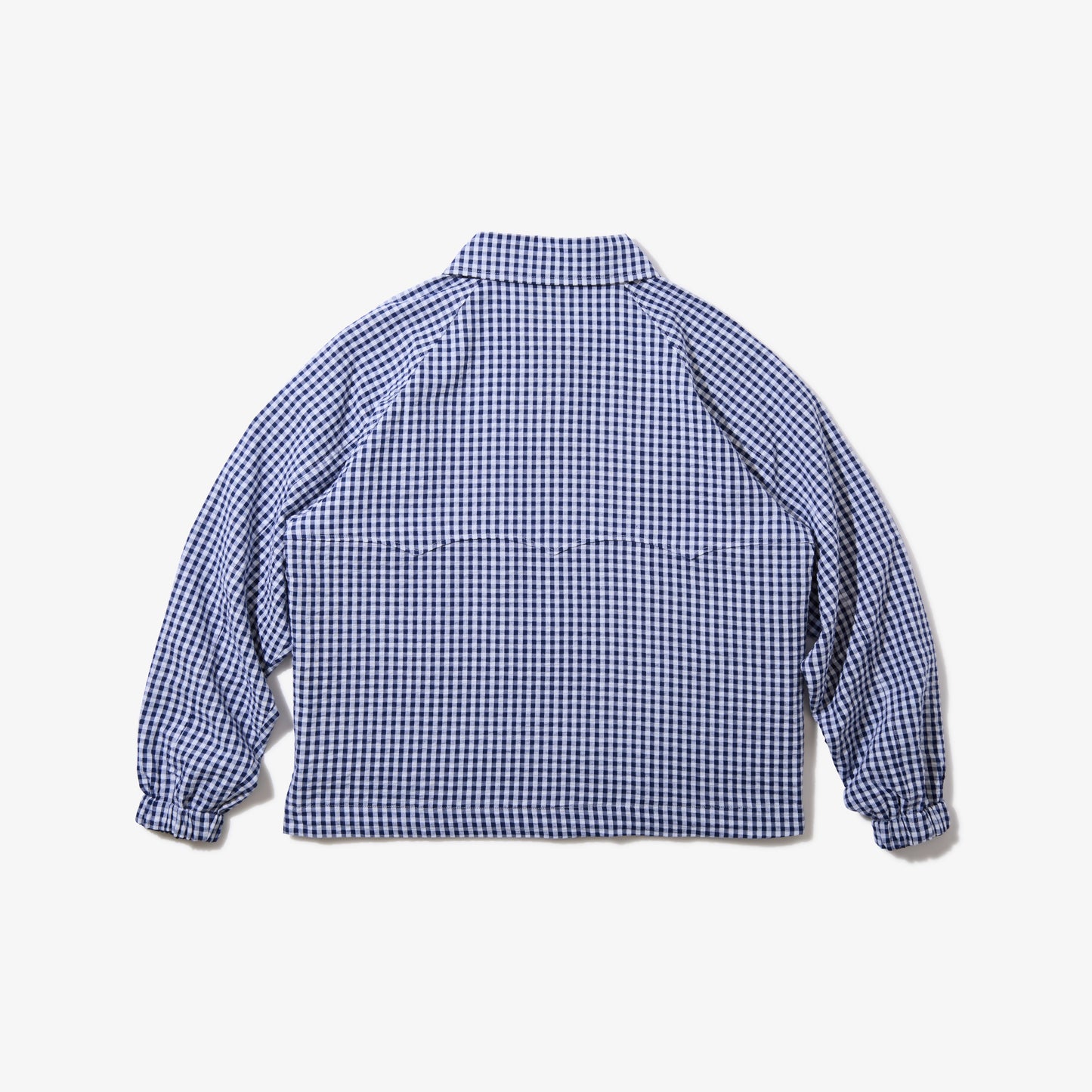 Utility Harrington Jacket (Navy & Gingham)