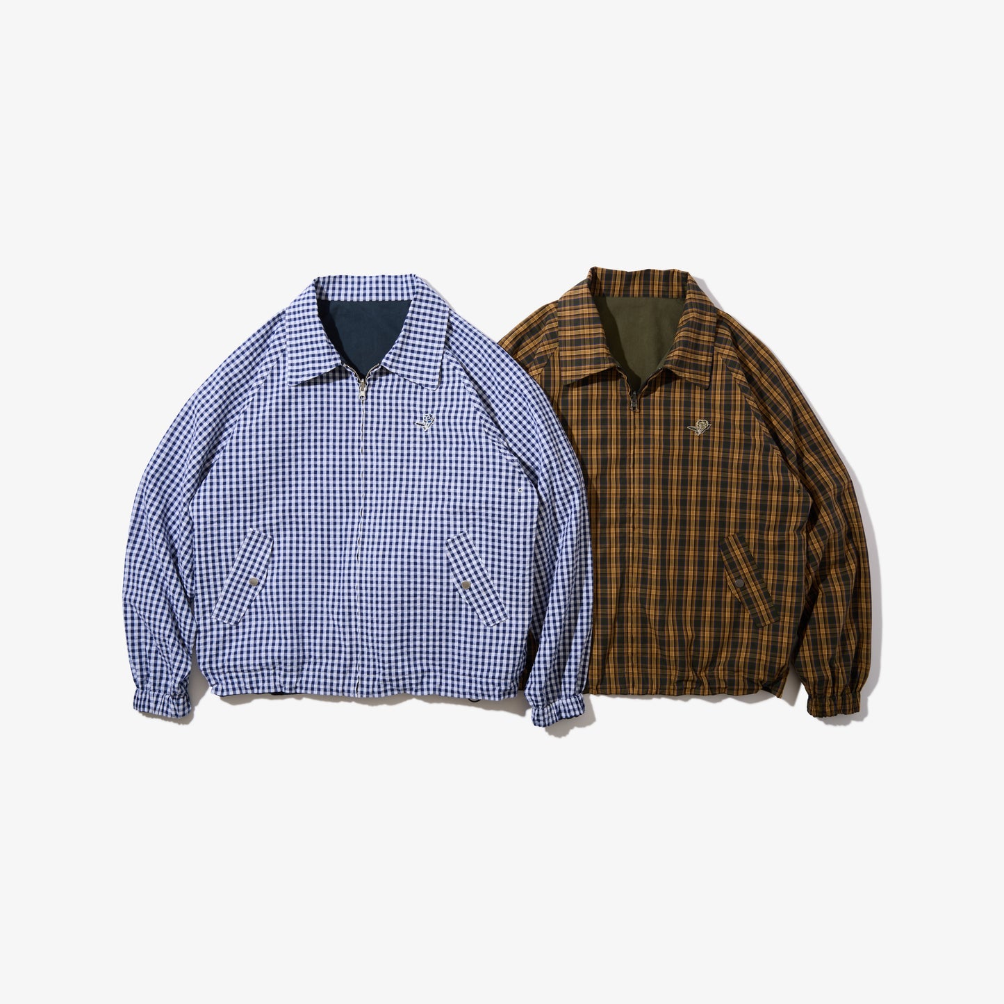 Utility Harrington Jacket (Olive & Plaid)