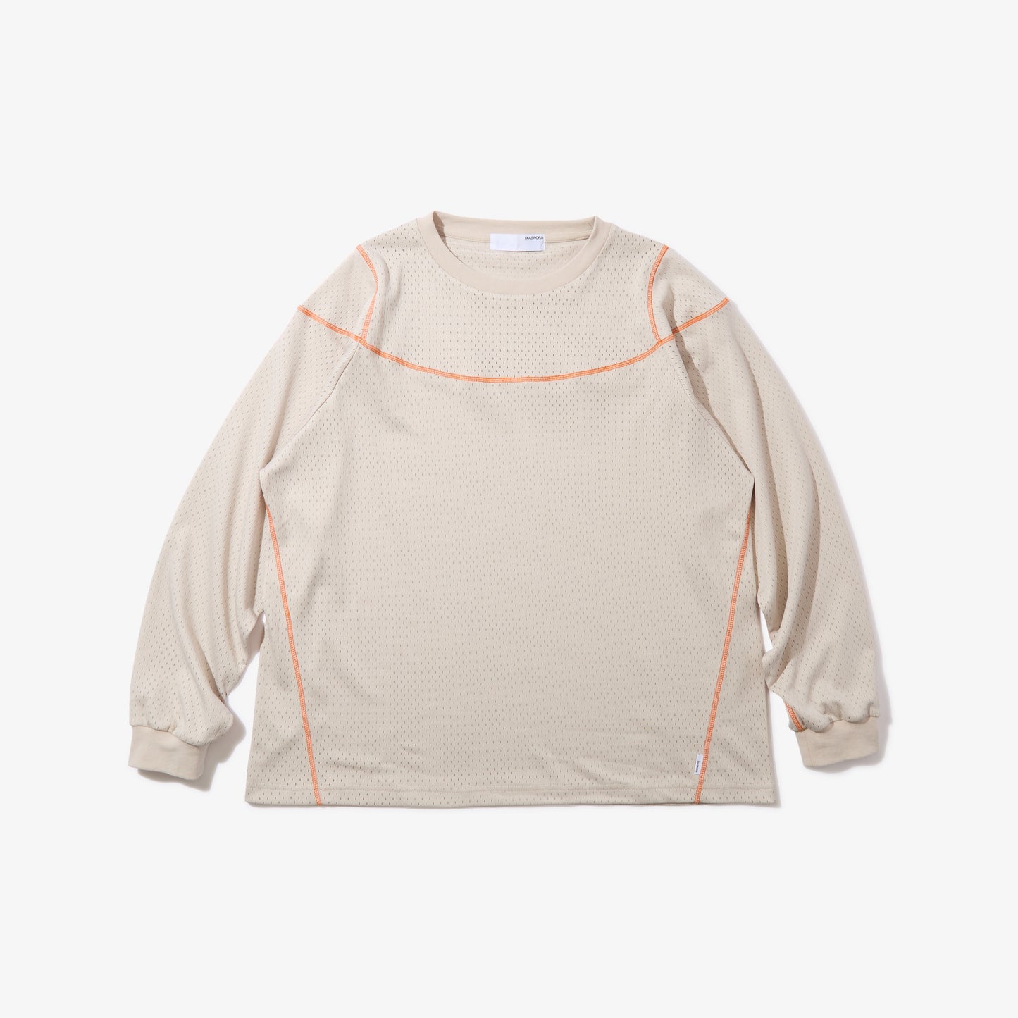 Stitched Mesh L/S Top (Sand)