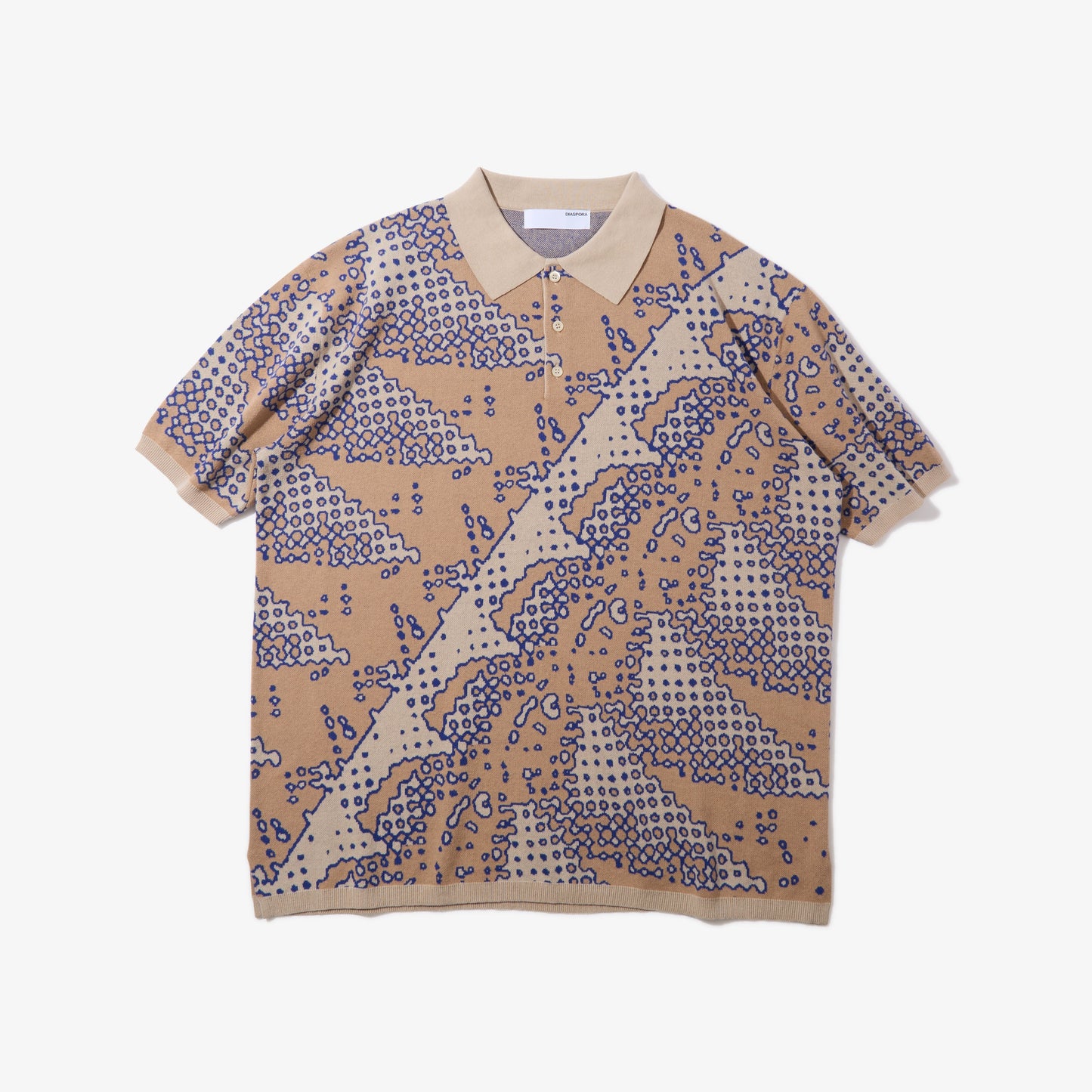 Brushed Terrain Knit Polo (Sand)