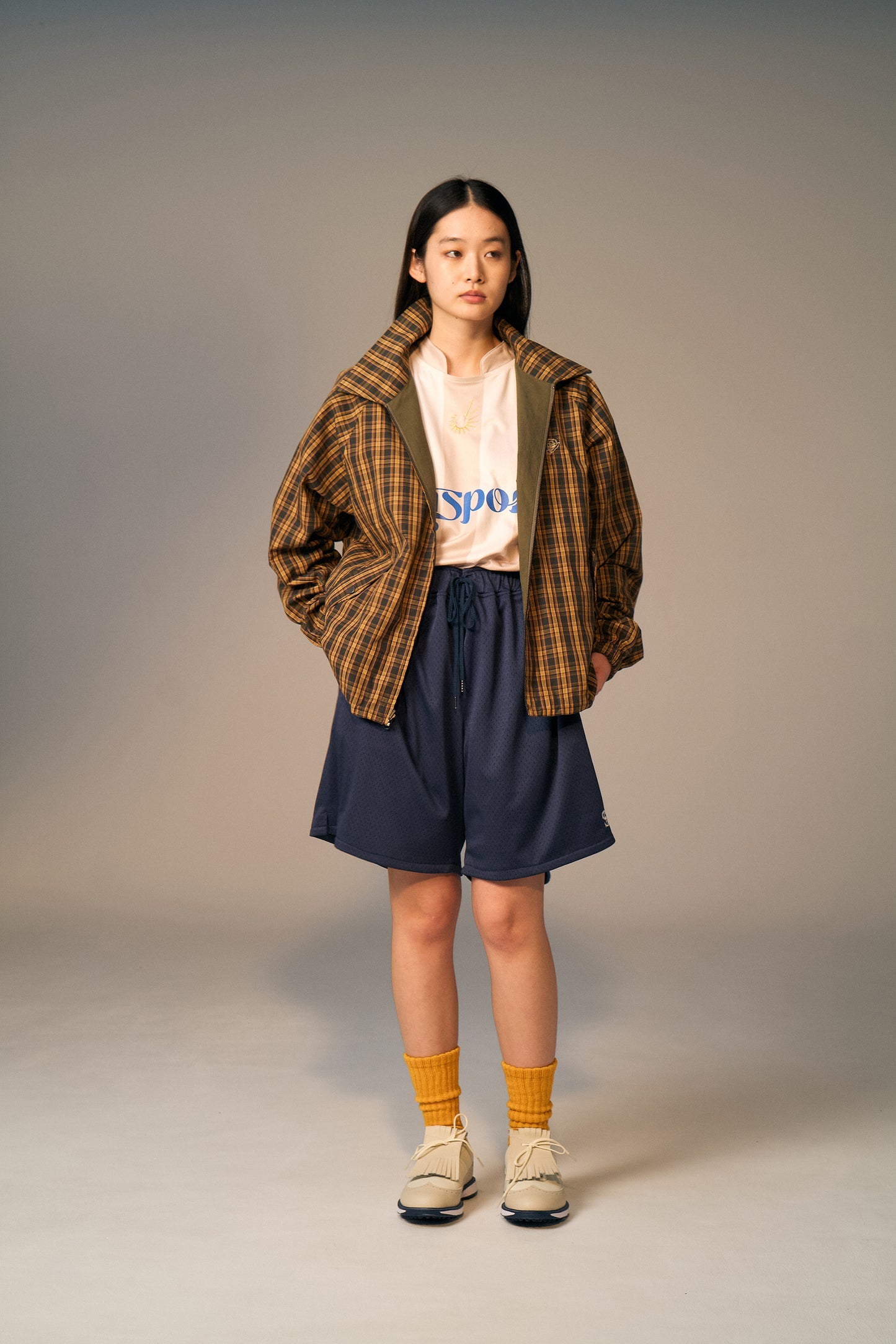 Utility Harrington Jacket (Olive & Plaid)