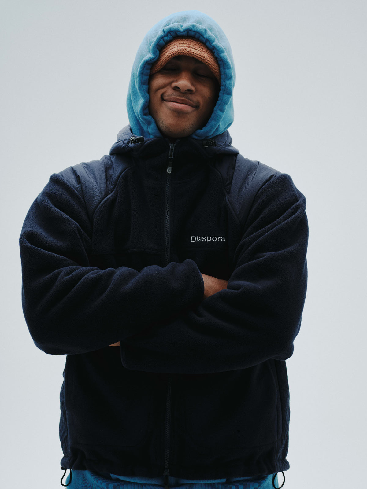 Hilly Terrain Fleece Jacket (Navy)
