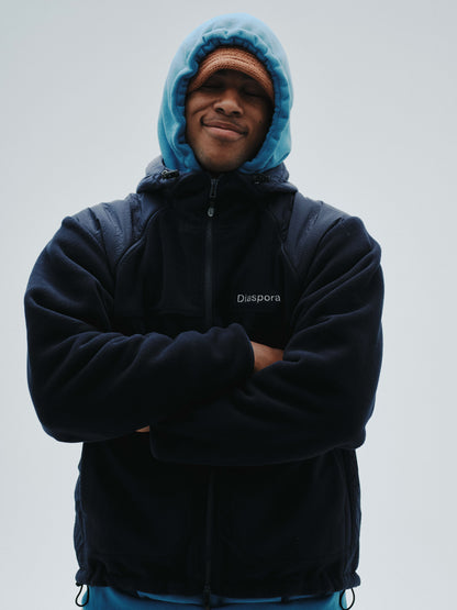 Hilly Terrain Fleece Jacket (Navy)