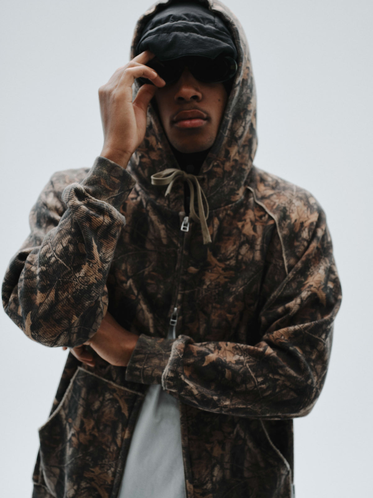 Dry Waffle Full Zip Hoodie (Realtree Camo)