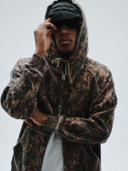 Dry Waffle Full Zip Hoodie (Realtree Camo)