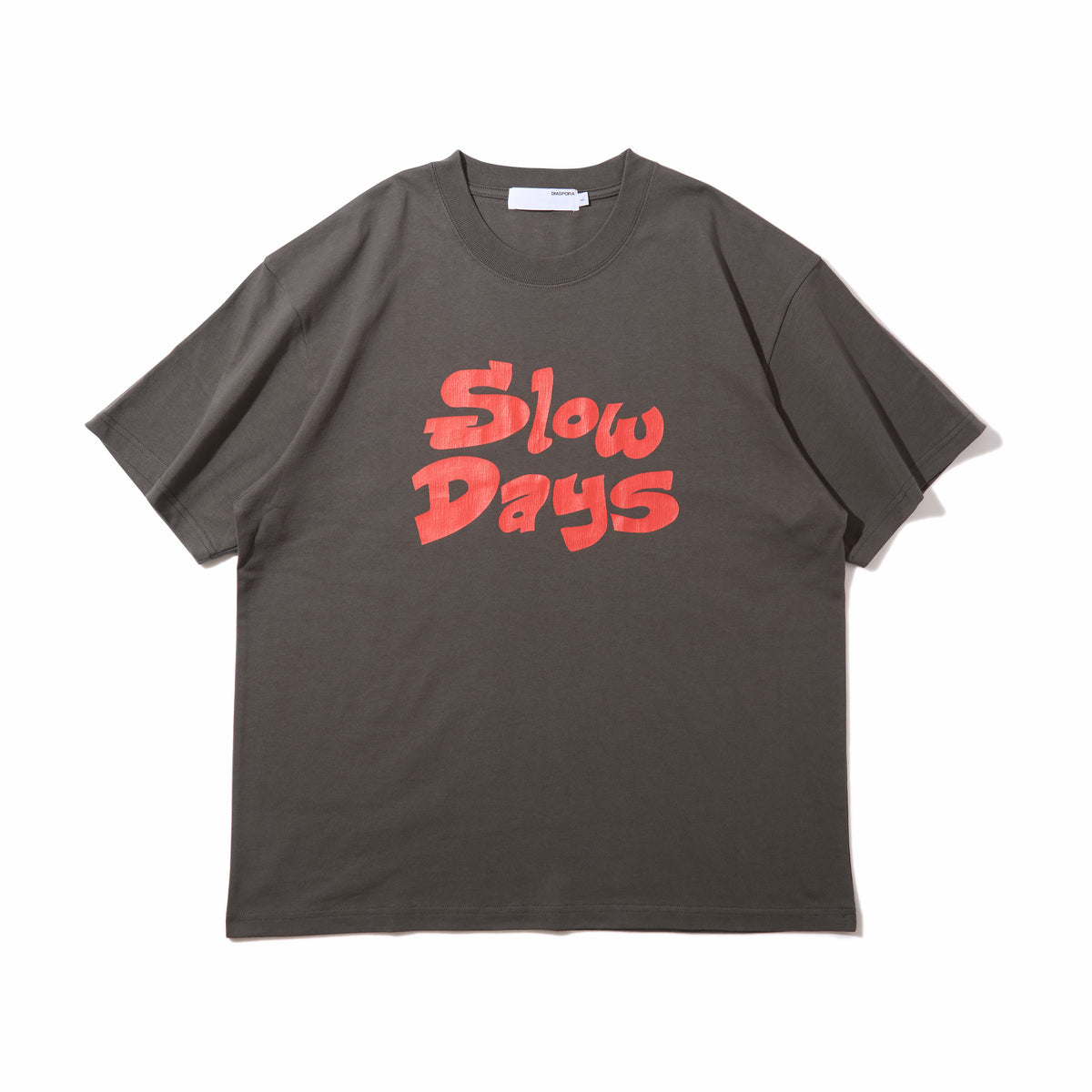 Slow Days Tee (Graphite) – Diaspora skateboards