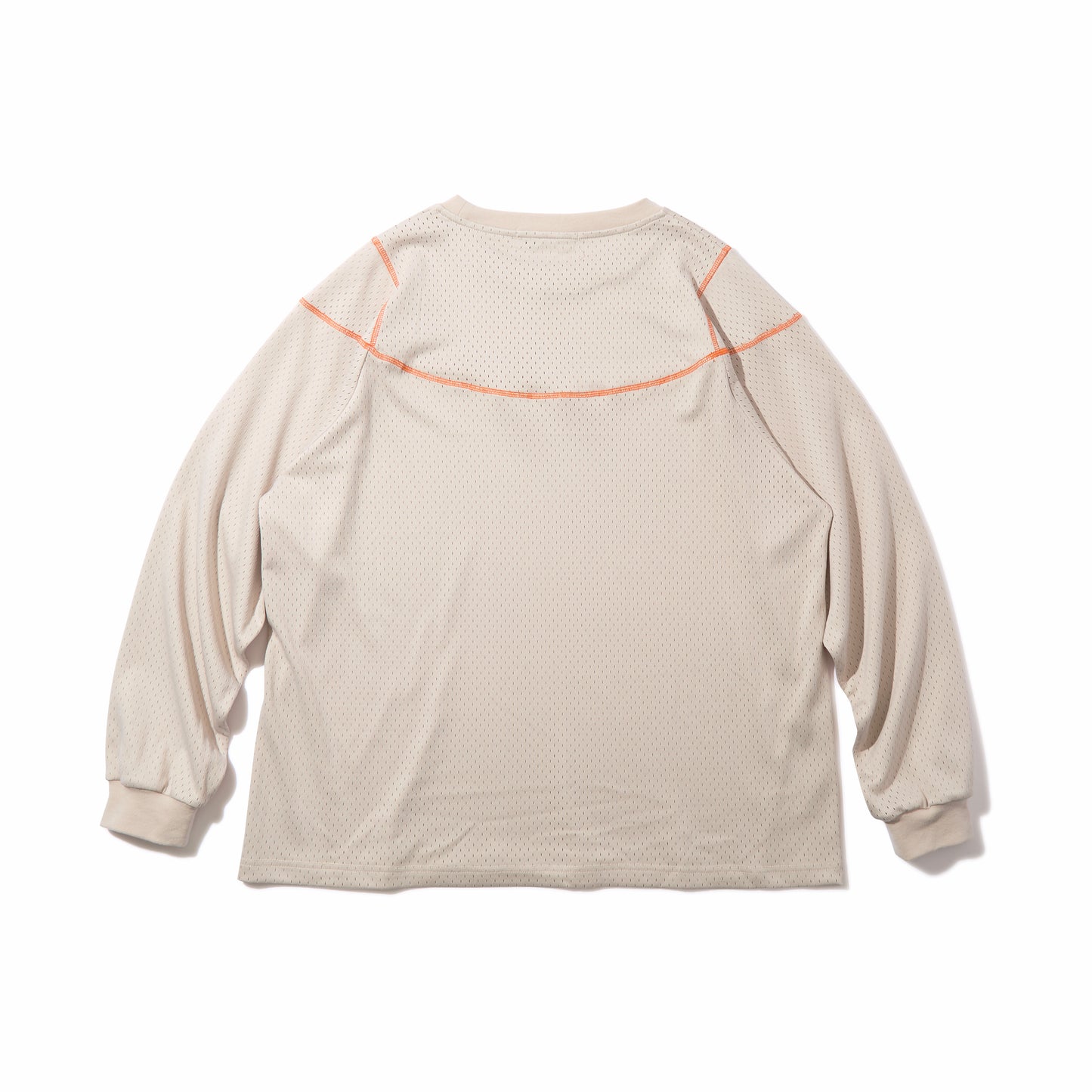 Stitched Mesh L/S Top (Sand)