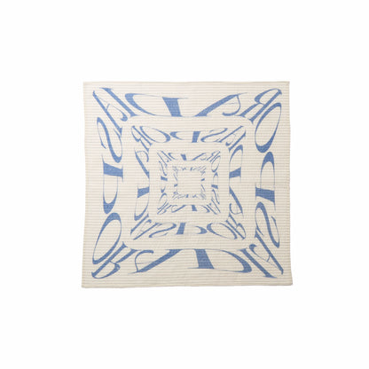 Seersucker Scarf (White)