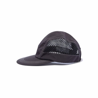Side Mesh Long Bill Cap (Black)
